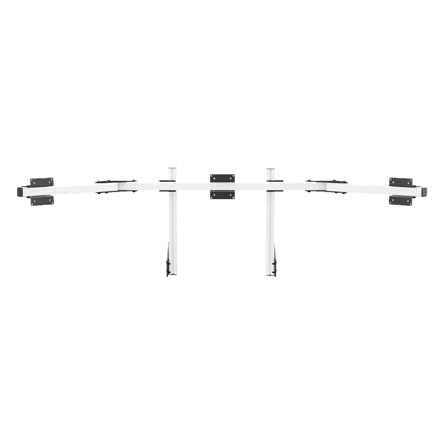 Simgasm Core Integrated Triple Monitor Stand: three-screen panorama attached to the cockpit